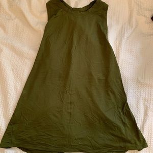 Olive Green Size 8 Lululemon tie up tank